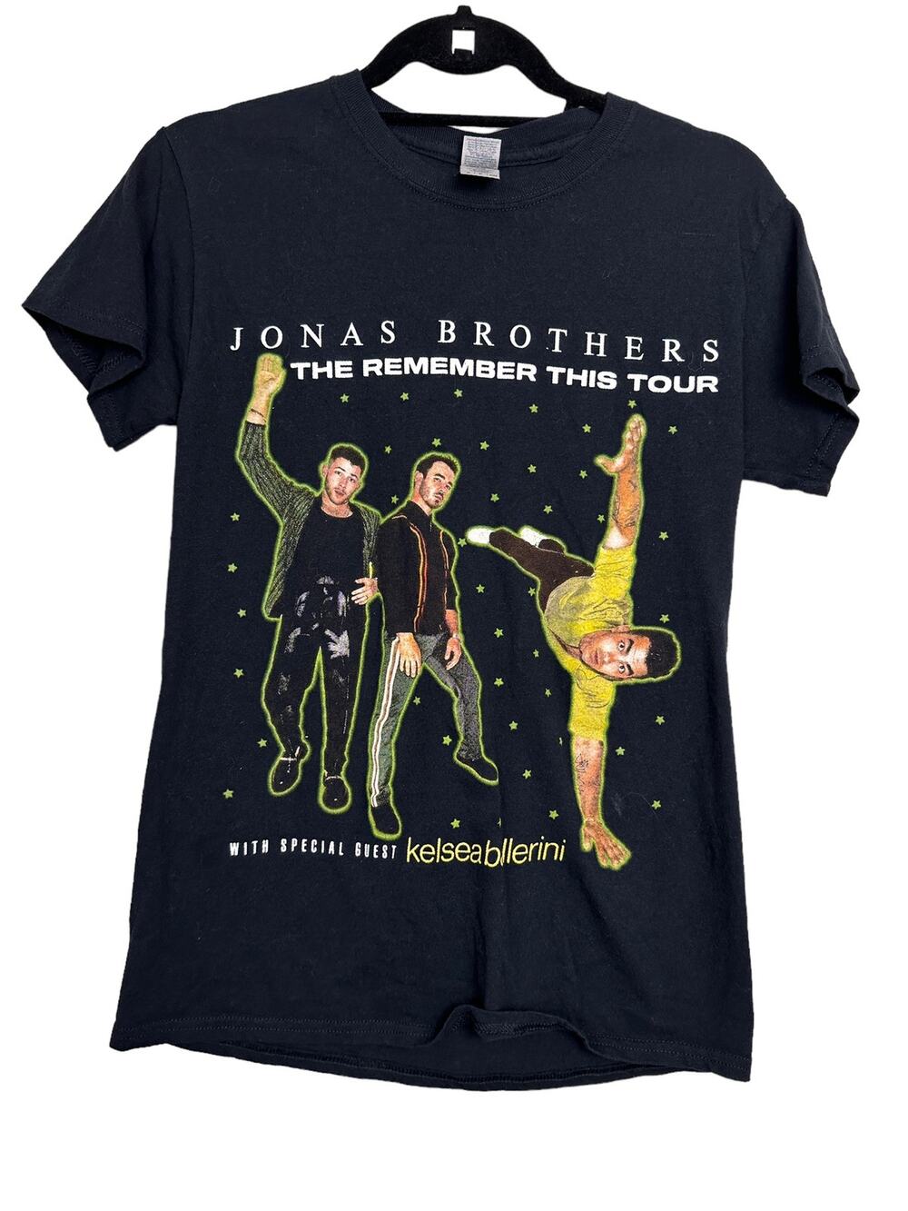 JONAS BROTHERS The Remember This Tour 2021 Men's Size S Black Pullover T-Shirt